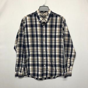 Eddie Bauer Men Long Sleeve Button Shirt Top Size Medium Classic Fit B247 -20